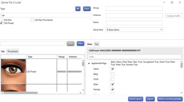 Detownified Maxis Presets in Sims 4 Studio tutorial image